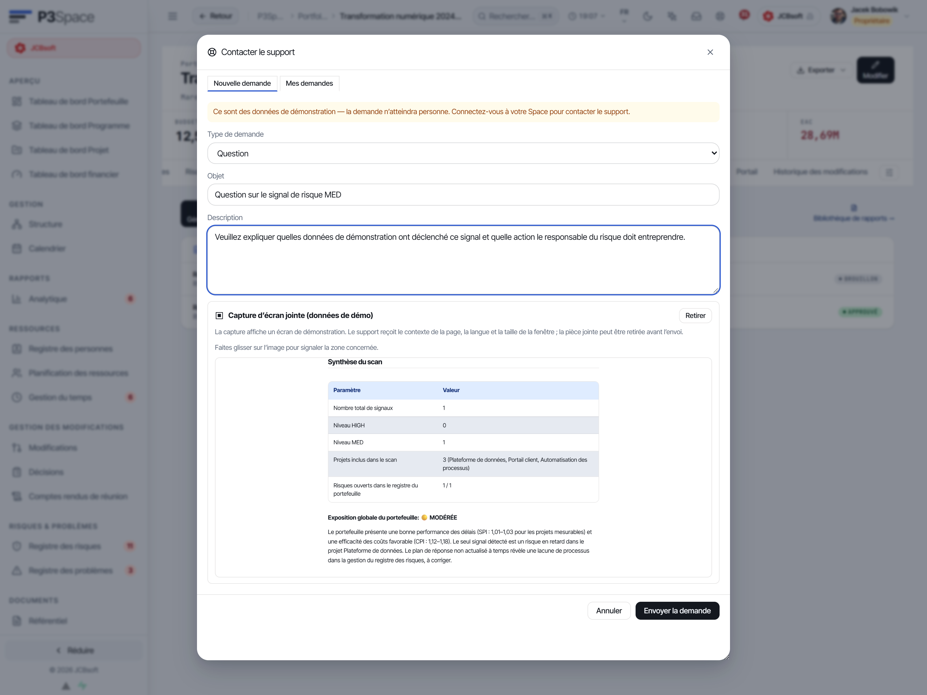 Assistance avec le contexte de l’écran déjà joint.